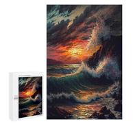Puzzle pour Adolescents 1000 PCS Stormly Ocean V1 Jeux De Puzzle en Famille pour S'amuser en Famille Cadeaux d'anniversaire Et Cadeaux Uniques 1000 PCS