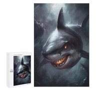Puzzle pour Adolescents 1000 PCS Surreal Fantasy Shark Puzzles pour Adolescents - Jouets Anti-Stress - Améliore La Mémoire - Idéal comme Cadeau 1000 PCS