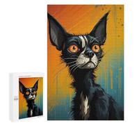 Puzzle pour Adolescents 1000 PCS Urban Feline Chic Puzzles pour Adolescents - Jouets Anti-Stress - Améliore La Mémoire - Idéal comme Cadeau 1000 PCS