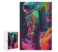 Puzzle pour Adolescents 1000 PCS Vibrant Astronaut Artwork -5 Puzzle pour Adultes Jeux Relaxants pour Améliorer La Mémoire Cadeaux d'anniversaire Et De Noël Uniques 1000 PCS
