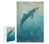 Puzzle pour Adolescents 1000 PCS Whale Rider Puzzle pour Adultes - Jeu Manuel - Décoration Murale - Difficile Et Stimulant 1000 PCS
