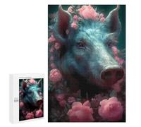 Puzzle pour Adolescents 1000 PCS Wild Boar Enchanted Castle Jeux De Puzzle en Famille pour S'amuser en Famille Cadeaux d'anniversaire Et Cadeaux Uniques 1000 PCS