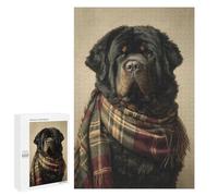 Puzzle pour Adolescents 1000 PCS Winter Dog Scarf Accessories-2 Puzzles pour Adultes Découpe De Précision Stimule Le Cerveau Jeu Amusant Et Stimulant pour Toute La Famille 1000 PCS