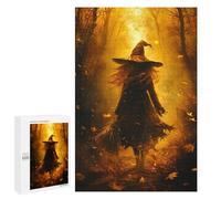 Puzzle pour Adolescents 1000 PCS Witch in Autumn Forest-6 Puzzles pour Adultes Découpe De Précision Stimule Le Cerveau Jeu Amusant Et Stimulant pour Toute La Famille 1000 PCS