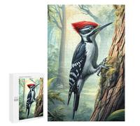 Puzzle pour Adolescents 1000 PCS Woodpecker on Tree Puzzle Adulte, Jouet, Décoration Murale, Découpe De Précision, Jeu Stimulant, Cadeaux 1000 PCS