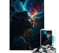 Puzzle pour Adolescents 1000 pièces Abysse Cosmique Contemplative Jeux relaxants Apprentissage et Jouets éducatifs Cadeau de Père Noël Secret Découpe de précision (Dimensions 50x75cm)