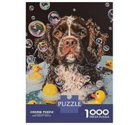 Puzzle pour Adolescents 1000 Pièces American Water Spaniel Dog Puzzles pour Adultes Jeux Relaxants Décoration Murale Idéal comme Cadeau pour Toute La Famille 70x50cm/1000pcs