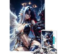 Puzzle pour Adolescents 1000 pièces Ange et Démon Hybride Défi éducatif Découpe de précision Jeu Pratique pour Les 14 Ans et Plus Jeu de Puzzle Offert (50x75cm)
