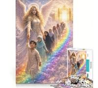 Puzzle pour Adolescents 1000 pièces Arc-en-Ciel vers Le Paradis Jeu éducatif Difficile Collection d'artistes Beaux-Arts 38x26cm
