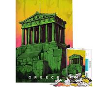 Puzzle pour Adolescents 1000 pièces Art de Propagande Grecque Difficile et Stimulant Analyse et logique Décoration intérieure Jouet pour Les 14 Ans et Plus (38x26cm)