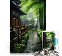 Puzzle pour Adolescents 1000 pièces Art du Paysage Japonais Jeu Familial pour et Chaque pièce est Unique - Jeu Familial Stimulant et Amusant 50x70cm