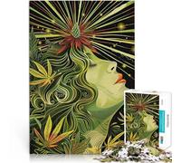 Puzzle pour Adolescents 1000 pièces Art féminin Jouet éducatif intellectuel décompressant Car C'est Un pour Toute la Famille 52x38cm