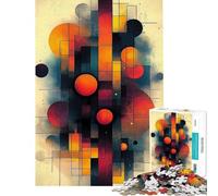 Puzzle pour Adolescents 1000 pièces Art géométrique Abstrait Puzzle Adulte Jeu Manuel Idéal pour Passer Le Temps Pendant Les Vacances Offre spéciale comme Cadeau pour Toute la Famille (50x75cm)