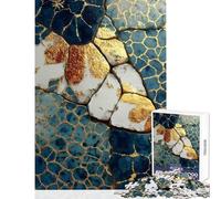 Puzzle pour Adolescents 1000 pièces Art Kintsugi Jeu éducatif Modèle à Assembler soi-même Jouet Cadeau d'anniversaire Cadeau de Voyage (38x52cm)