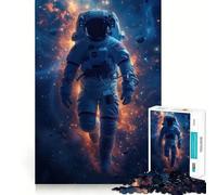 Puzzle pour Adolescents 1000 pièces Astronaute Une Autre planète Articulations Lisses Jeu Amusant et Stimulant pour Le Cerveau,idéal pour se détendre et s'amuser,Cadeau de Noël (38x26cm)