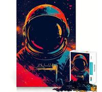 Puzzle pour Adolescents 1000 pièces Astronautes Ascension Lunaire Jointure Lisse Jeu de réflexion Amusant et Intelligent Jeu Relaxant Décoration d'anniversaire Amusante (50x75cm)