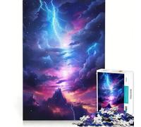 Puzzle pour Adolescents 1000 pièces Aurora Serenade, Jeu de Construction, découpe de précision, pièces de Formes aléatoires Parfaitement emboîtables, 38x52cm