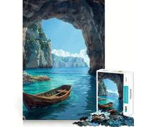 Puzzle pour Adolescents 1000 pièces Azure Gateway Premium Cut,Jeu Amusant et Intelligent, pour Passer du Temps,pièce Artistique de Noël (38x52cm)