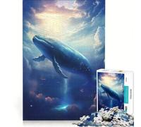 Puzzle pour Adolescents 1000 pièces Baleine du Vide Jeux de Famille Modèle à Assembler Renforce l'amour Entre Les Couples 38x52cm