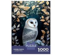 Puzzle pour Adolescents 1000 Pièces Barn Owl in Forest Puzzles pour Adultes, Jouet, Décoration Murale, Analyse Et Logique, Cadeaux De Noël Et d'anniversaire 70x50cm/1000pcs