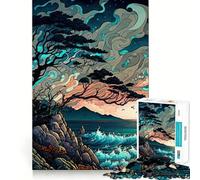 Puzzle pour Adolescents 1000 pièces Beau Matin Pièces découpées nettes Jeu Intelligent Cadeau Temps Libre Jeu Scène de Noël Art (50x75cm)