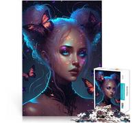 Puzzle pour Adolescents 1000 pièces Beauté enchantée Jeu Familial Anti-Stress Défi Difficile Décoration d'intérieur 38x26cm
