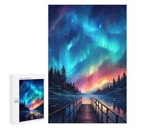 Puzzle pour adolescents 1000 pièces Beautiful Sky by The Lake Puzzles pour adultes drôles jeux analyse et logique interaction parent-enfant 1000 pièces
