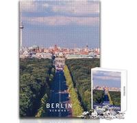 Puzzle pour Adolescents 1000 pièces Berlin - Idée Cadeau éducative et ludique pour Une soirée Jeux en Famille - Format 38x52cm