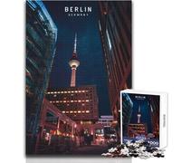 Puzzle pour Adolescents 1000 pièces Berlin - Idée Cadeau éducative et ludique pour Une soirée Jeux en Famille - Format 38x52cm