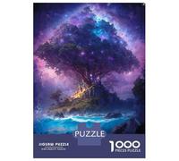 Puzzle pour Adolescents 1000 Pièces Big Tree on The Island Casse-tête pour Adolescents, Jeu De Réflexion, Découpe De Précision, Cadeau d'anniversaire Unique 70x50cm/1000pcs