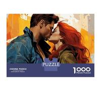 Puzzle pour Adolescents 1000 Pièces Black Widow & Hawkeye The Ultimate Romance! Puzzles pour Adultes Jeux De Détente Découpe De Précision Offre Spéciale pour Toute La Famille 38x26cm/1000pcs