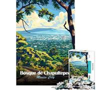 Puzzle pour Adolescents 1000 pièces Bosque de Chapultepec Mexico Jeu de Puzzle Manuel pour Adolescents Décoration Murale Difficile et Stimulant (Dimensions 38x52cm)