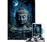Puzzle pour adolescents 1000 pièces Bouddha dans la forêt Puzzle adulte à faire soi-même Jouet à monter soi-même Idéal pour passer le temps pendant les vacances à la maison Offre spéciale comme cadeau