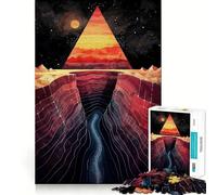 Puzzle pour Adolescents 1000 pièces Canyon Echo Tight Cut,Jeu cérébral créatif et Amusant,détente,Cadeau Artistique de Noël (50x75cm)