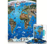 Puzzle pour Adolescents 1000 pièces Cartes de Dieu Découpe exacte Jeu Casse-tête Cadeau Temps de Jeu Calme Cadeau Artistique de Noël (38x52cm)