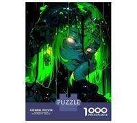 Puzzle pour Adolescents 1000 Pièces Cat Playing Guitar in Starry Night Puzzles pour Adultes Jeu Familial Anti-Stress Interaction Parent-Enfant 70x50cm/1000pcs