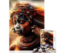 Puzzle pour Adolescents 1000 pièces Cérémonie de la Jeunesse Africaine Jeu éducatif Une œuvre d'art Jouet Décoration Murale Décompression intellectuelle (38x26cm)