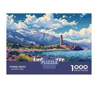 Puzzle pour Adolescents 1000 Pièces Cerro Torre Landscape Puzzles pour Adultes Assemblage De Motifs Activités Amusantes À La Maison Jeu Stimulant Jouets 70x50cm/1000pcs