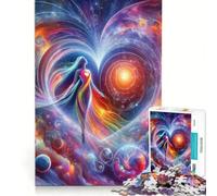 Puzzle pour Adolescents 1000 pièces Champ de l'amour, Jeu Impossible, Anti-Stress intéressant, idéal comme Cadeau 38x52cm
