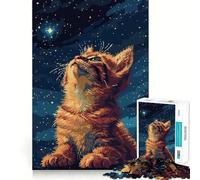 Puzzle pour Adolescents 1000 pièces Chatons Mignons Pixel Art,Assemblage précis,Jeu Stimulant,Loisirs,Divertissement,Cadeau Artistique de Noël (38x26cm)