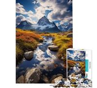 Puzzle pour Adolescents 1000 pièces Chemin du Sommet Un défi éducatif mais Aussi Un Jeu Amusant et Relaxant pour Les 14 Ans et Plus Jeu de Puzzle Offert (50x75cm)