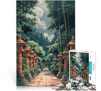 Puzzle pour Adolescents 1000 pièces Chemin forestier Défi Difficile pour soulager Le Stress Collection d'artistes, Beaux-Arts 75x50cm