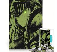 Puzzle pour Adolescents 1000 pièces Chevalier aux Yeux Verts, Jeu Pratique, pour s'amuser en Famille, idéal comme Cadeau pour Toute la Famille 38x52cm