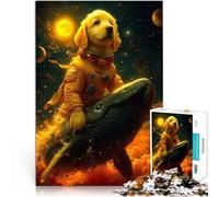 Puzzle pour Adolescents 1000 pièces Chien drôle Séjour Anti-Stress pour Tuer Le Temps est idéal comme Cadeau pour Toute la Famille 50x70cm