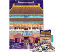 Puzzle pour Adolescents 1000 pièces Cité impériale de Pékin Puzzle à Assembler pour Adolescents Modèle Stimulant Idée Cadeau Originale pour Un Anniversaire ou Noël (Dimensions : 38x52cm)