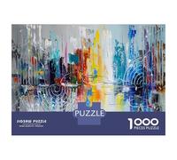 Puzzle pour Adolescents 1000 Pièces City of Colored Dreams Puzzles pour Adolescents - Jeux Anti-Stress - Idéal pour Se Détendre À La Maison - Stimule Le Cerveau 52x38cm/1000pcs
