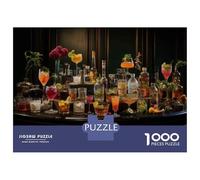 Puzzle pour Adolescents 1000 Pièces Cocktails The Ultimate Guide Puzzles pour Adolescents Jeux Relaxants Cadeaux pour Femmes pour Anniversaire, Noël 52x38cm/1000pcs