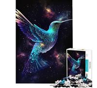 Puzzle pour Adolescents 1000 pièces Colibri de l'espace pour Jeu éducatif défi Jouet Jeux en Famille défi Difficile Excellent Cadeau pour Les Jeux (Dimensions 38x52cm)