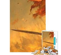 Puzzle pour Adolescents 1000 pièces Combat pour la Gloire Troisième Partie (Gauche) Difficile à compléter Cadeau d'anniversaire Décoration intérieure Jouets pour Les 14 Ans et Plus (38x52cm)