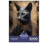Puzzle pour Adolescents 1000 Pièces Cornish Rex Cat Mythos Puzzles pour Adolescents Jeux Relaxants Cadeaux pour Femmes pour Anniversaire, Noël 70x50cm/1000pcs